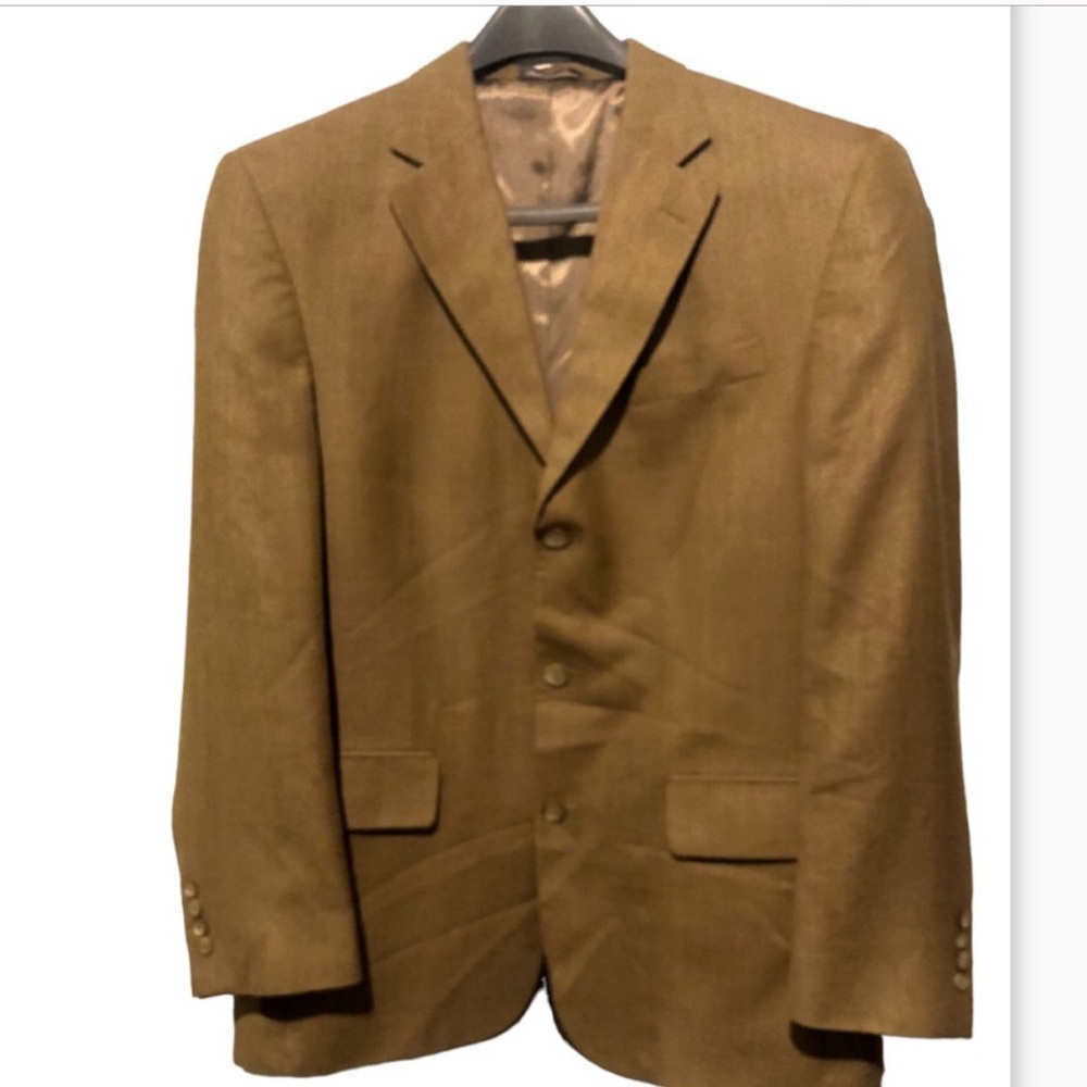 Vintage Oscar de La Renta Silk and Wool Blend Sports Jacket